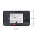COMBINATION CARBON MONOXIDE/PROPANE ALARM BLACK FLUSH MOUNT 12VDC HARD WIRE