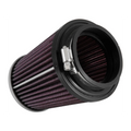 K&N Universal Rubber Filter 3in Flg 4-1/2inch OD B / 2-1/4inch H - Silver Top