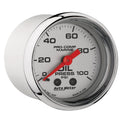 ~(0.5 lbs. 4X4X4)~ GAUGE OIL PRESSURE 2 1/16 IN 100PSI MECHANICAL MARINE CHROME