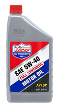 SYNTHETIC SAE 5W40 MOTOR OIL 1 QUART CASE OF 6