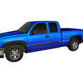 Tyger Automotive silver fender flares