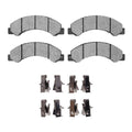 R1 12-20 Hino 155 Fr and Rr Semi Met Pads & Hardware Kit