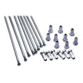 Excel Rear Spoke/Nipple Set - 10 Gauge / 32 Qty - Silver