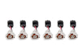 Fuel Injector Clinic Set of 6 Denso (female) to Jetronic/EV1 Adapter (male) injector plug adaptors