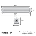 Single-Pass Heat Sink Cooler 10in