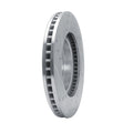 DFC 10-17 Lexus CT200H Front Left Drilled & Slotted Silver Brake Rotor