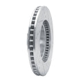 R1 10-17 Lexus CT200H Front Right Drilled & Slotted Silver Brake Rotor