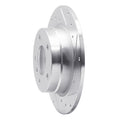 DFC 91-99 BMW 323is Rear Right Drilled & Slotted Silver Brake Rotor