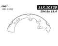 CENTRIC BRAKE SHOES