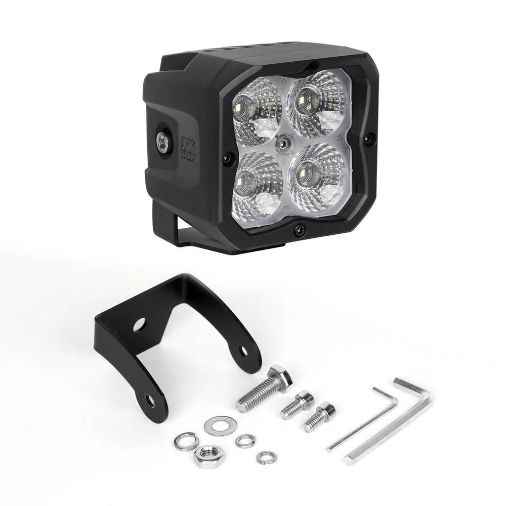 XK Glow XKchrome 20w LED Cube Light w/ RGB Accent Light - Spot Beam