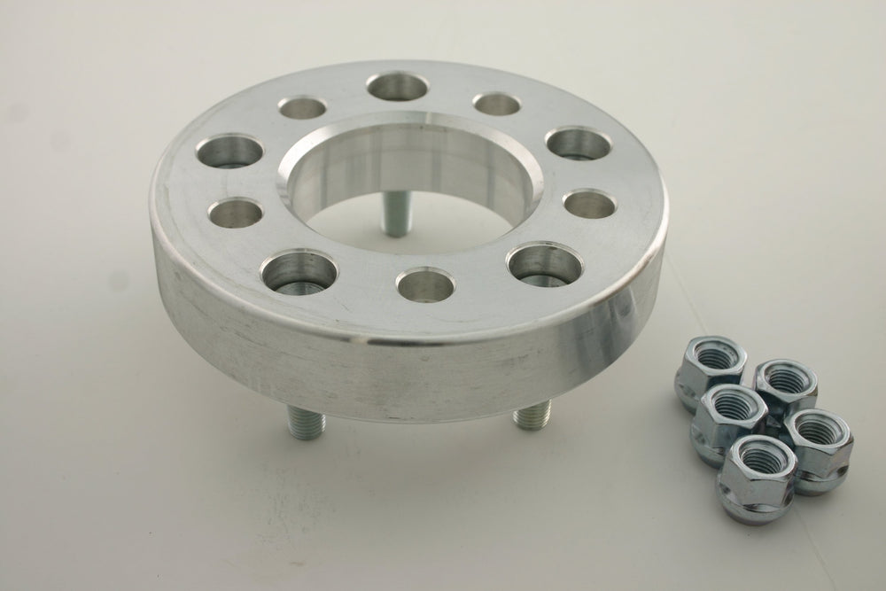 BILLET WHEEL ADAPTERS 5LUG 5114.3 TO 5120.65 78MM M12X1.50 THREAD 1.25IN THICK