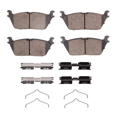 R1 2019-2025 Jeep Grand Wagoneer L Rear R1 Optimum OE Pads & Hardware Kit