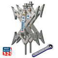 XCHOCK TIRE LOCKING CHOCK; PAIR WITH ONE HANDLE