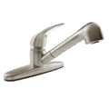 NONMETALLIC PULLOUT RV KITCHEN FAUCET BRUSHED SATIN NICKEL