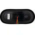 6 INCH LED OVAL STROBE LIGHT WITH AMBER/CLEAR LEDS AND CLEAR LENS