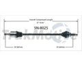 NEW CV AXLE