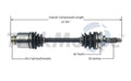 NEW CV AXLE