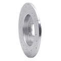 DFC 04-13 Volvo C70/S40/C30/V50 Rear Right Drilled & Slotted Silver Brake Rotor