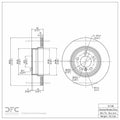 DFC 02-06 BMW X5 Rear GeoSPEC Coated Rotor