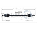 NEW CV AXLE