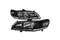 CRYSTAL HOUSING HEADLIGHTS BLACK