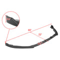 FRONT BUMPER LIP MATTE BLACK