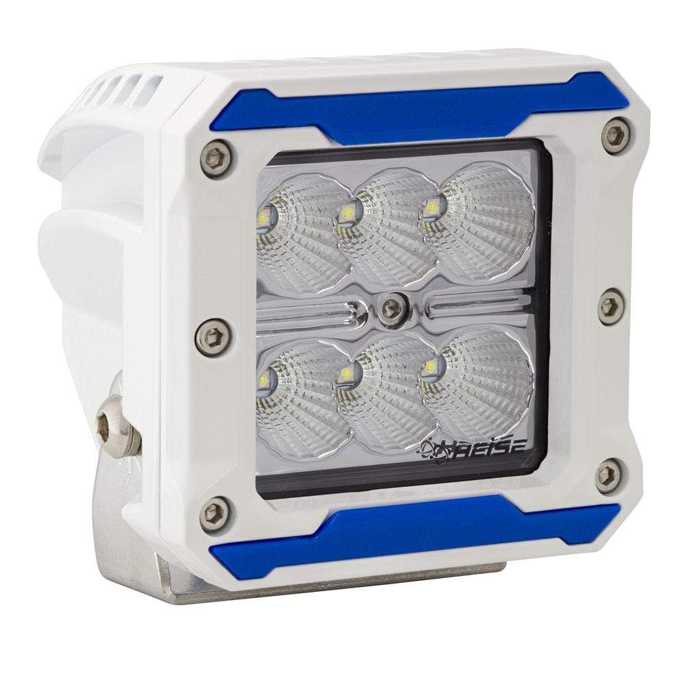 MARINE 3 INCH 6 LED MARINE CUBE LIGHT - FLOOD BEAM