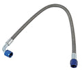 Fragola -6AN Hose Assembly Straight x 90 Degree Alum Nut 20in