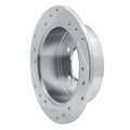 R1 Concepts Brake Rotor Drilled and Slotted Silver Fits Kia Forte