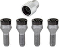 McGard Wheel Lock Bolt Set - 4pk. (Cone Seat) M12X1.5 / 17mm Hex / 25.5mm Shank Length - Black
