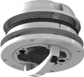 MAXXFAN DOME ROOF VENT W/ 12V FAN 6 DIAMETER MANUAL LIFT BLACK