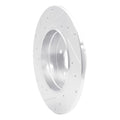 DFC 94-11 Mercedes-Benz E300 Rear Right Drilled & Slotted Silver Brake Rotor