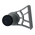 SHADEFIN MINI SIDE WALL MOUNT W/BA