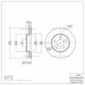 DFC 02-07 Chevrolet Equinox Front GeoSPEC Coated Rotor