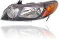 LH H/LMP ASSY COMP; 4DR SEDAN; INCL SIDE MRKR/PRK/SGNL LAMPS; W/O BULBS OR SOCKETS CIVIC 200608