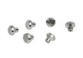 Kentrol 76-86 Jeep CJ Interior Knob Set 6 Pieces - Polished Silver