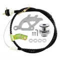 UPR 79-95 Triple Quadrant DBL Lock Firewall Adj. Clutch Cable - Silver 3004-113