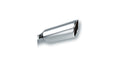 Borla 2.25in Inlet 4in Round Rolled Angle Cut x 12in Long Embossed Exhaust Tip