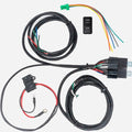 Cali Raised Wiring Harness For Dual Function Light Bar - Short Switch
