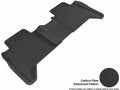 3D MAXpider 2016-2020 Toyota Tacoma Double Cab Kagu 2nd Row Floormats - Black