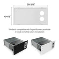 WHITE DOOR PANEL FOR FURNACE RF035A0N