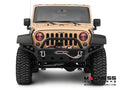 Rugged Ridge 07-18 Jeep Wrangler JK/JKU Red Elite Headlight Euro Guards