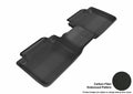 3D MAXpider 2013-2017 Honda Accord Sedan Kagu 2nd Row Floormats - Black