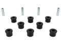 Control arm - lower inner bushing 8 Bushings 4 Tubes Grease