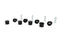 Control arm - lower inner bushing 8 Bushings 4 Tubes Grease