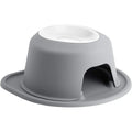 WeatherTech Pet Feeding System Single High 32oz 6in. Stainless Bowl - Dark Grey