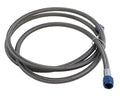Fragola -6AN Hose Assembly Straight x 45 Degree Alum Nut 84in