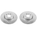 Power Stop 12-18 Fiat 500 Front Evolution Drilled & Slotted Rotors - Pair