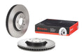 Brembo 12-16 Audi A4/A4 Quattro/12-14 A5 Front Premium UV Coated OE Equivalent Rotor