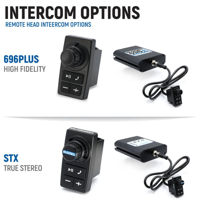 Rugged Radios Segway Super Villain Complete Communication Kit with Bluetooth Intercom and 2-Way Radio - STX Stereo Remote Head M1 VHF Business Band SVILLAIN-STX-RS-M1